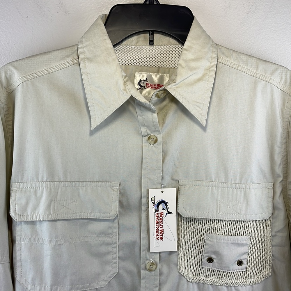 World Wide Sportsman Button-Up Vented L Meramec Shirt Size Small